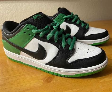 Green Nike Dunk Shoes